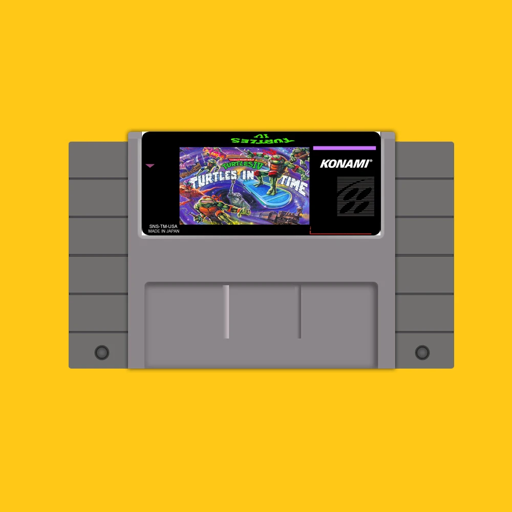 Черепашки IV 46 Pin 16 бит серая игровая карта для США NTSC игровой плеер | Электроника