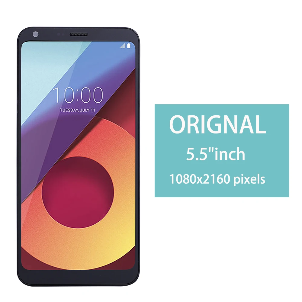 5,5 '' для LG Q6 LG-M700 M700 M700A US700 M700H M703 M700Y ЖК-дисплей дисплей+ кодирующий преобразователь сенсорного экрана в сборе с рамкой