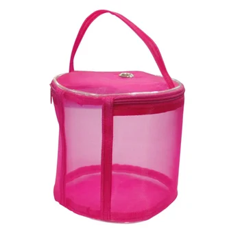 

Yarn Case Yarn Storage Baskets Knitting Yarn Round Plastic Bags On Traveling ,Keep yarns away from cats,dogs and children 2 Size