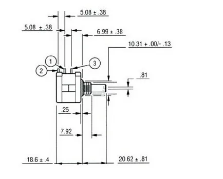 5 шт./лот 3590S-2-103L 3590S-2-103 10 K для корпорация BOURNS, Мексика потенциометр с регулируемым сопротивлением прецизионный потенциометр