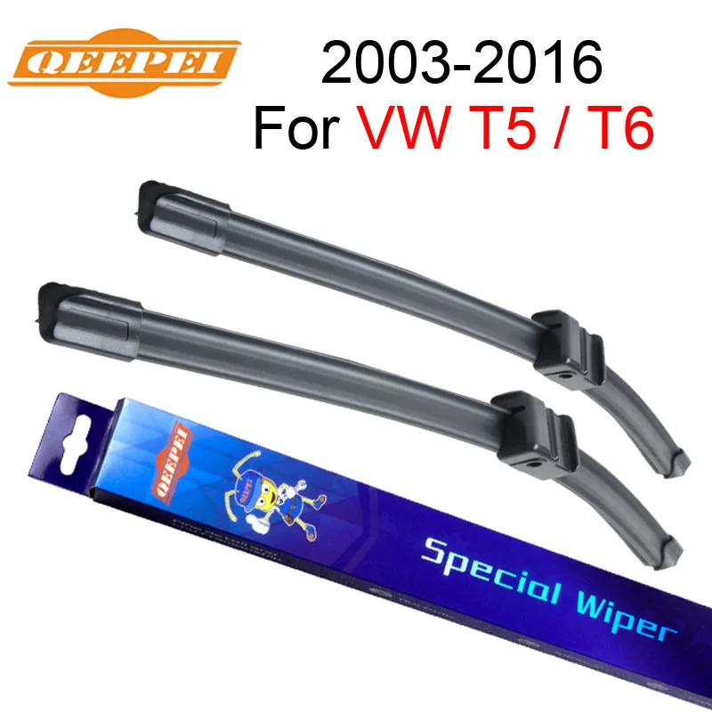 QEEPEI Windscreen Wiper Blades For VW T5 / T6 2003-2016 24''+24'' Set Windshield Rubber Car Accessories CPA1 wiper blades for volkswagen t5 transporter 24