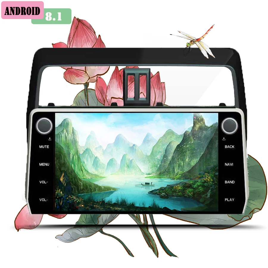 

Android 9.1 Car Multimedia Radio Player For Toyota Prado 2018 2019 Stereo GPS Navigation Automagnitol 2Din Video Audio NO DVD