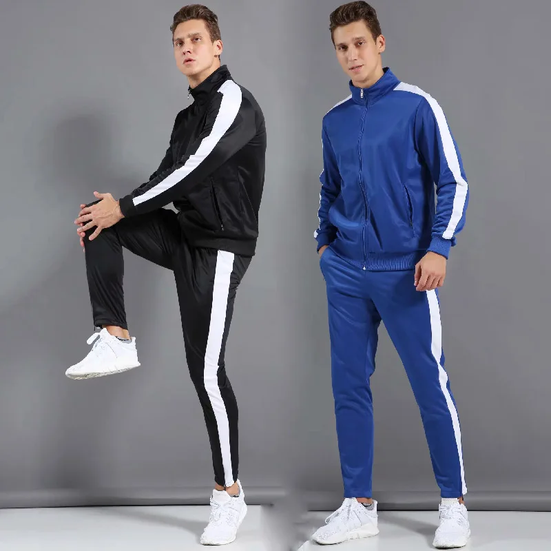Running sportswear 2019 New Men children Football jogging Sports clothing Tracksuit blank soccer jerseys set workout Clothes Set 6
