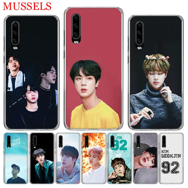 

JIN Kim Seokjin kPop Phone Case for Huawei P30 P20 Mate 20 10 Pro P10 Lite P Smart + Plus 2019 Customized Cover Cases Capa Coque