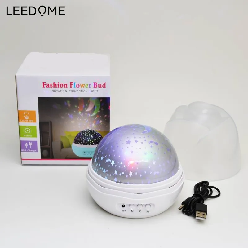 Leedome Rotating Night Light Projector Starry Sky Star Master Children Kids Baby Sleep Romantic Led USB Lamp Projection Lighting цена Leedome Rotating Night Light Projector Starry Sky Star Master Children Kids Baby Sleep Romantic Led USB Lamp Projection Lighting цены онлайн
