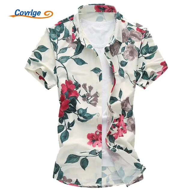 Moda de verano de rayas de algodón manga corta hombres