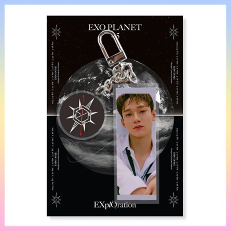 EXO Planet 5 альбом для исследования Чэнь Чан Ёль Д. О. KAI BAEKHYUN Подвеска из ПВХ брелок