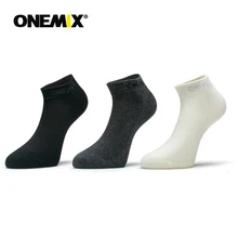 ONEMIX, пара, хлопковые дышащие носки, мужские спортивные носки, женские, для улицы, для бега, высококачественные носки, для фитнеса, баскетбола, носки, 3 цвета