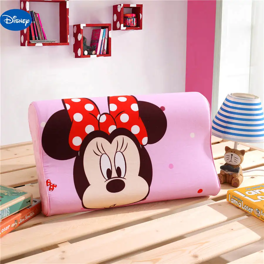 

Disney minnie mouse Memory Pillows 50x30cm Slow Rebound Waving Foam Neck Cervical Travel Healthcare Child's Bedroom decor gift