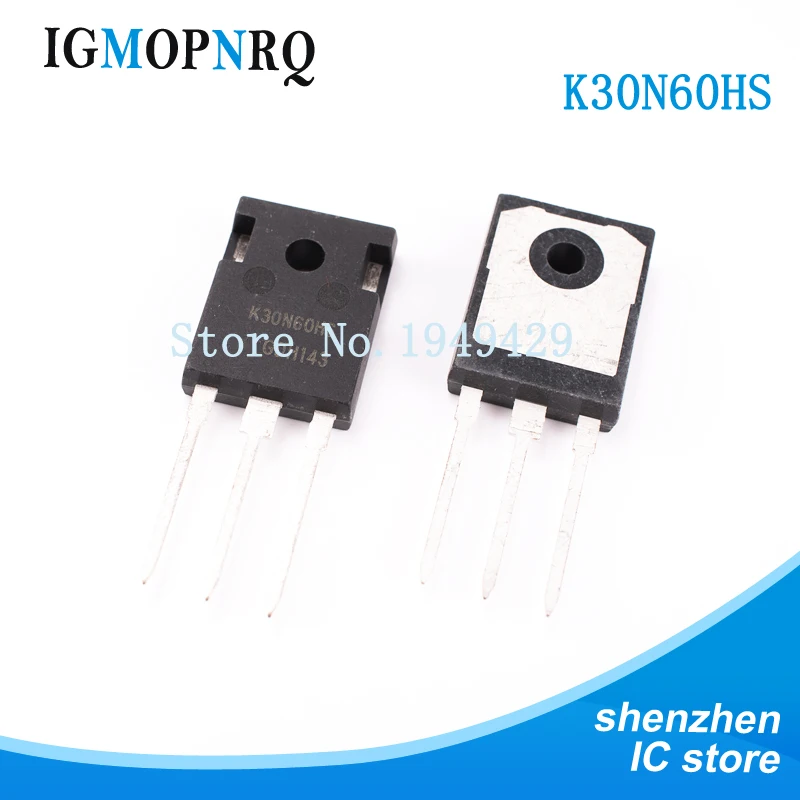 10PCS K30N60HS K30N60 SKW30N60 SKW30N60HS IKW30N60HS TO 247 30N60 New ...