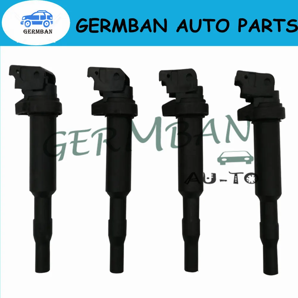 4 шт./лот катушки зажигания для BMW E46 E53 E60 E70 E71 E90 X3 X5 M3 Z4 No#12131712219 12137551260 12131712223