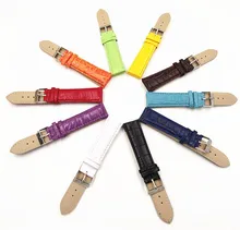 2017 new bamboo grain PU leather strap 12MM, 14MM, 16MM, 18MM, 20MM, 22MM, 24MM watchband 22mm strap watch, men’s Watch