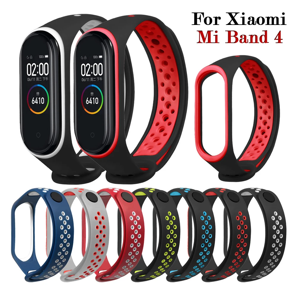

Replacement Wrist Strap on for Xiaomi Mi Band 4 Wristband Sport Style New Design Lightweight Xiao mi miband Band4 Watchstrap