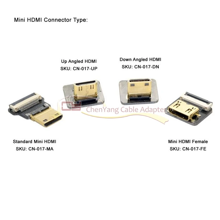 CYFPV HDMI type A Мужской Разъем под углом 90 градусов для FPV HDTV мультикоптера аэрофотосъемки