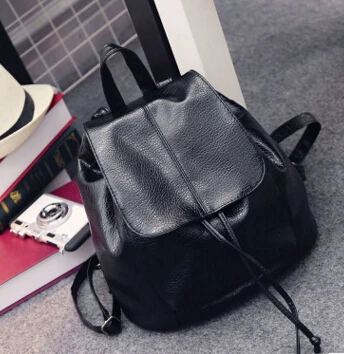 

2016 new fashion PU water washing bucket double shoulder bag