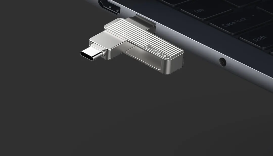 Xiaomi Youpin JESIS Тип-C USB двойной Интерфейс мобильный телефон и диск M1 360 Вращение Алюминий сплав Материал 120 МБ/с. может Применение APP
