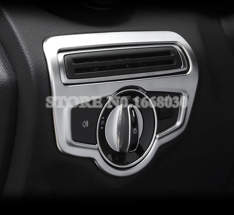 ABS внутренняя кнопка переключения фар Крышка для Mercedes Benz GLC X253
