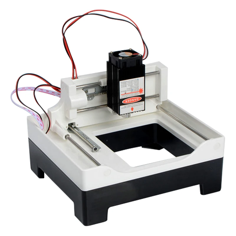 4000 МВт мини лазерная машина Рабочая зона 70*70 мм гравировальная машина DIY печать резак лазерный гравер высокая скорость с Goggle