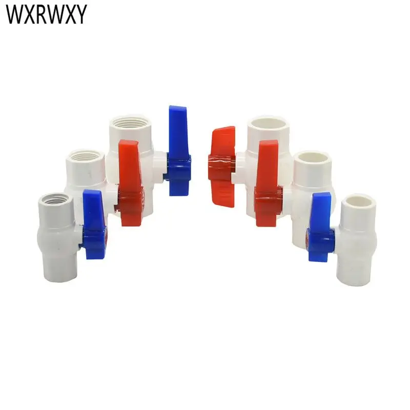 Шаровой кран DN15 DN20 DN25 из ПВХ 2 способа скользящие концы G1/2 G3/4 G1 для сада контроллер