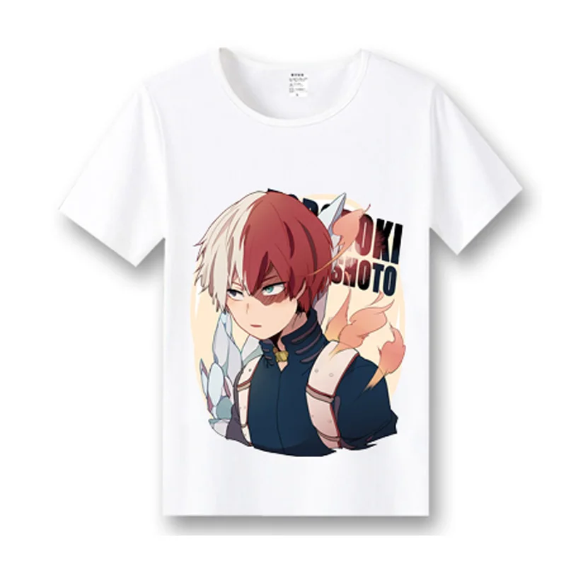 Футболка Coshome Boku No Hero Academia костюмы для косплея футболка с короткими рукавами