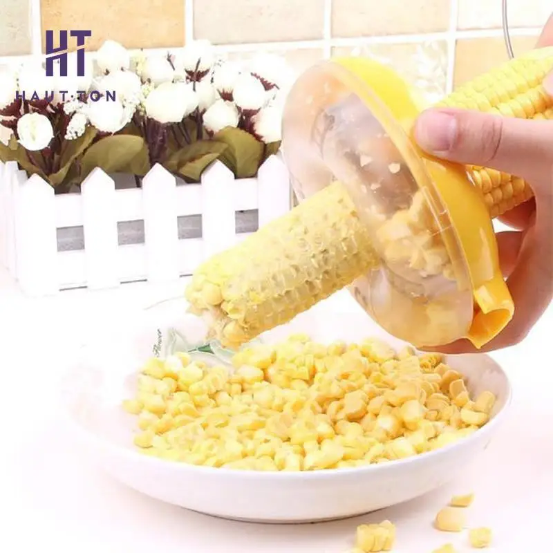 

Practical Creative Gadgets Peel Peeling Corn Niblet Separator Convenience Planer Corn Sheller Kitchen Cooking Tools F