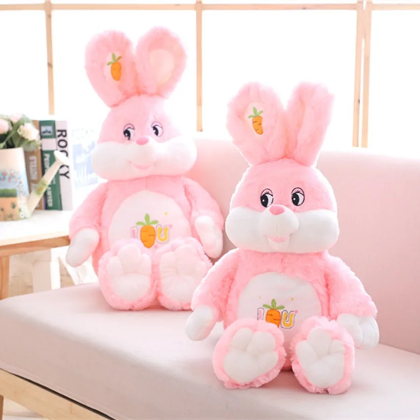 Lucky Rabbit 150 см морковка, Кролик плюшевая игрушка набивная Мягкая Кукла Игрушки для маленьких детей игрушки для животных День рождения Рождественский подарок для детей