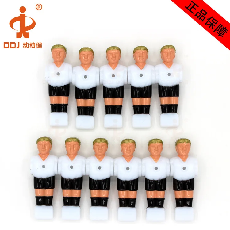 11 pcs/set Mini Foosball Table Games Soccer machine doll Toys Soccer Table Player Plastic Kickers Football Player (16 mm)