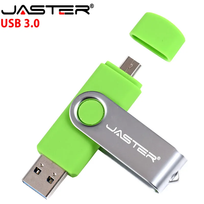 JASTER USB 3,0 OTG Usb флеш-накопители 8 ГБ 16 ГБ 32 ГБ 64 Гб 128 ГБ флеш-накопители двойной флеш-накопитель для системы android в розничной упаковке