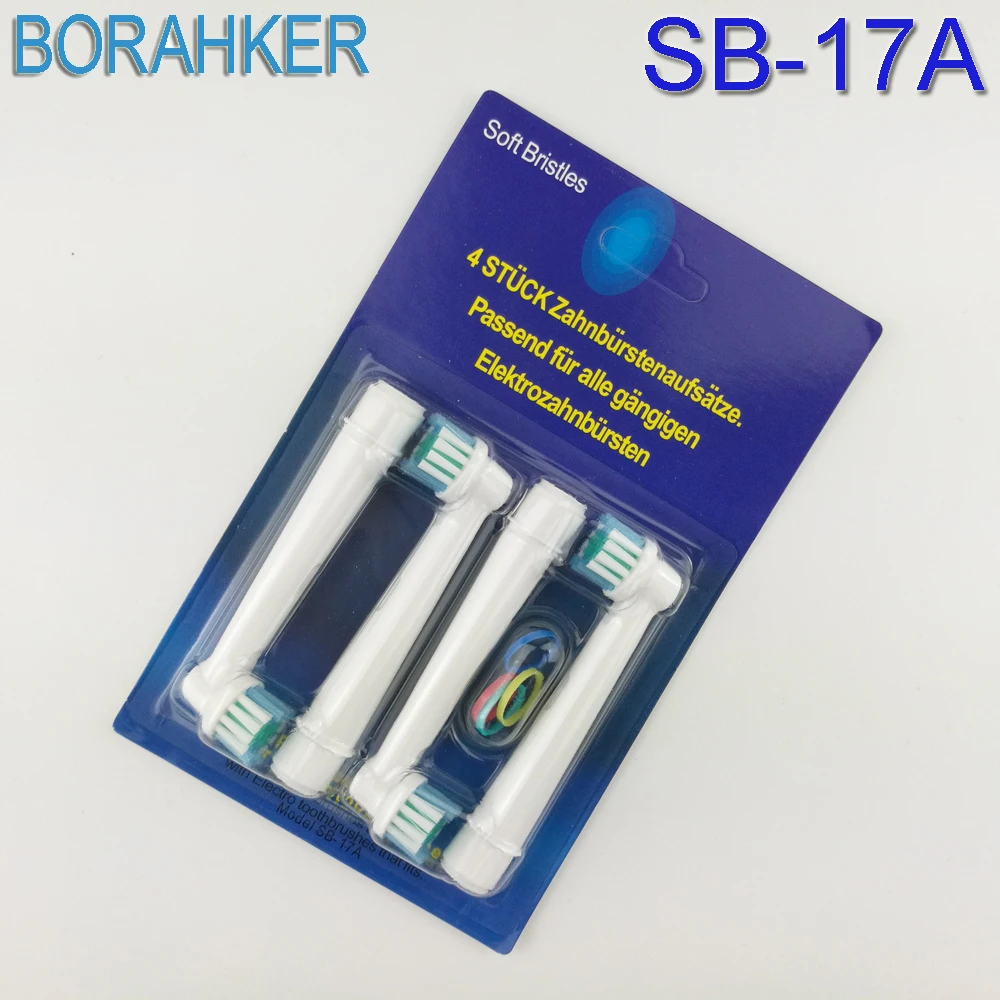

SB-17A Electric Toothbrush Replacement Heads Oral Hygiene Care 4pcs(1pack) Free Shipping