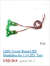 LESU металлический Точечный светильник Toplight для 1/14 RC DIY Tmy Bz 1851 3363 модель грузовика TH11484