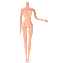 1Pc Naked Body Necessary For DIY Twelve Joints Doll Body Without Head For Barbie Doll Free