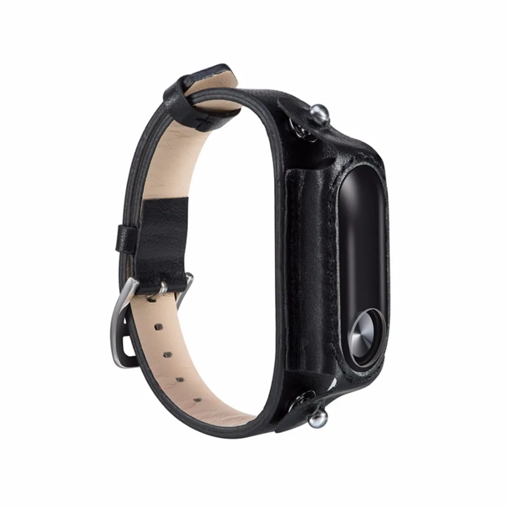

Miband 2 Strap For Xiaomi Mi Band 2 Genuine Leather Strap Screwless Miband 2 Bracelet Wristbands Pulseira Miband2