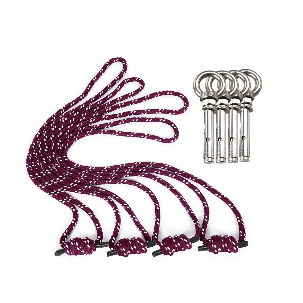 

Polyester Cotton Anti-Gravity Aerial Yoga Inverted Sling Lanyard Yoga Auxiliary Wall Rope Set