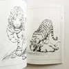 Livre de peinture cent tigres pour adultes et enfants, 94Pages, à colorier, pour la détente et Anti-Stress ► Photo 3/6
