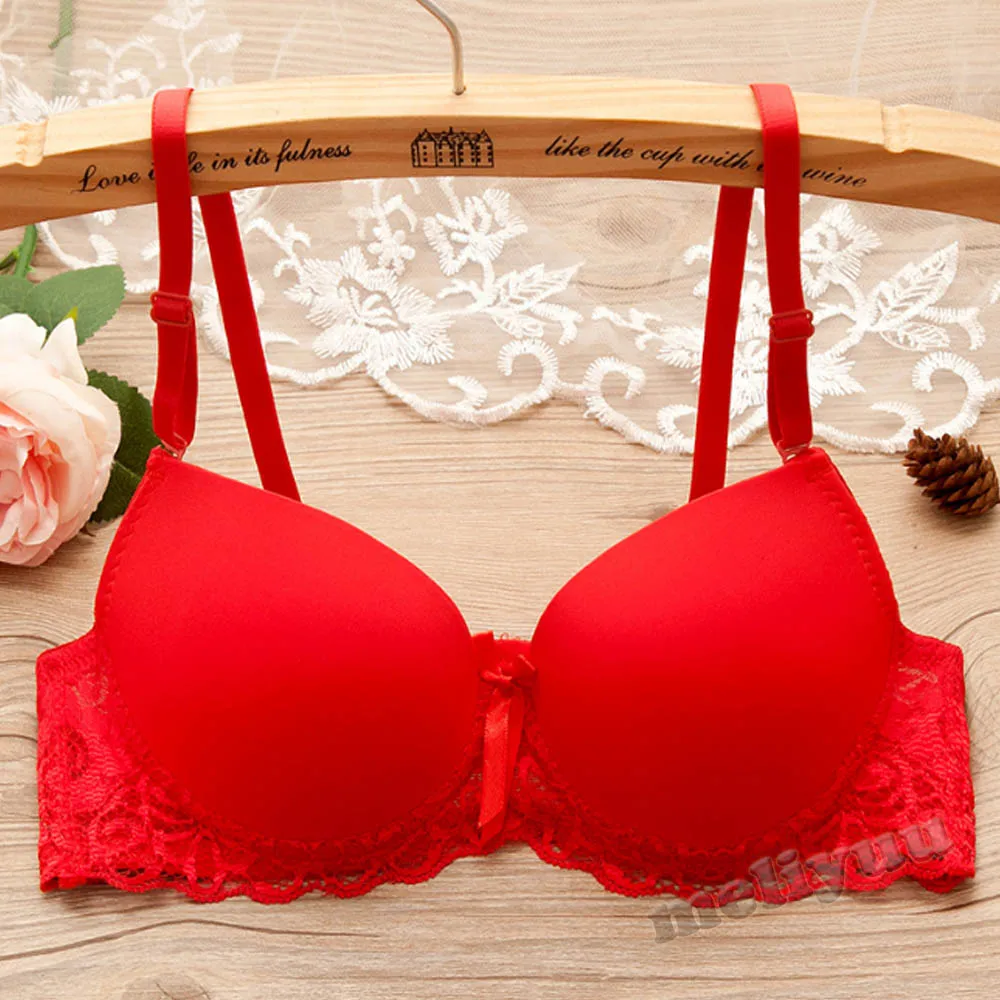 8 Color Bras For Women Sexy Lace Bralette Lingerie Push Up Bra Cotton  Padded Underwire Brassiere Underwear BH Top 30-36AA A B C - AliExpress