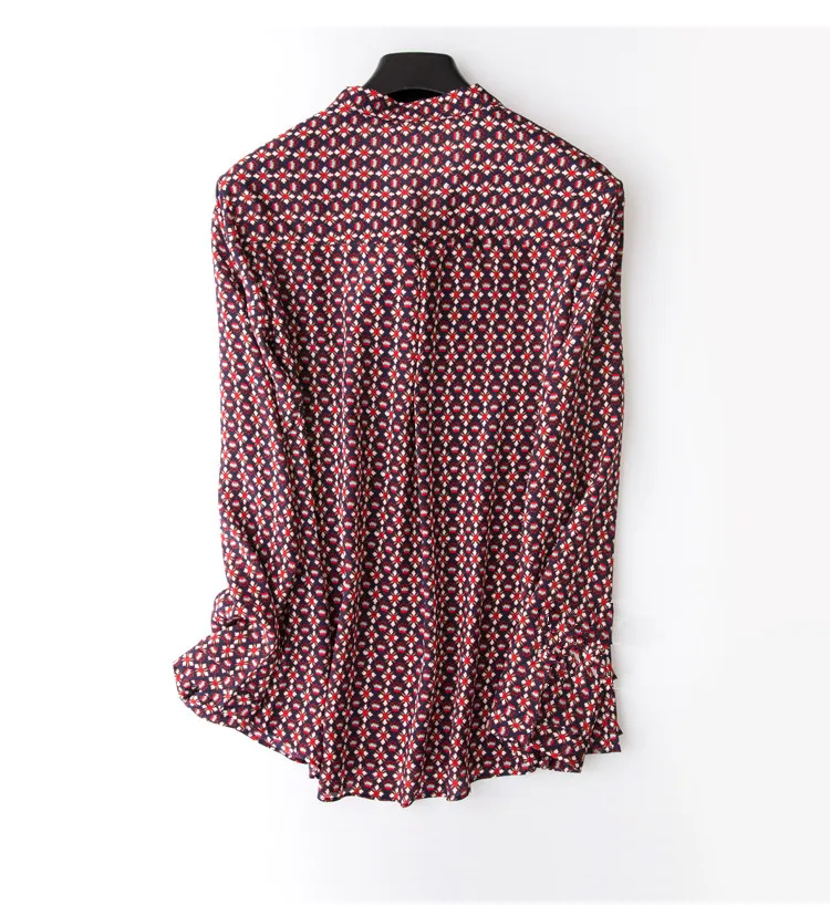 star bluse blusen 100naturseide langarm fliege druck tops f ol echt boxen kiuPXZO