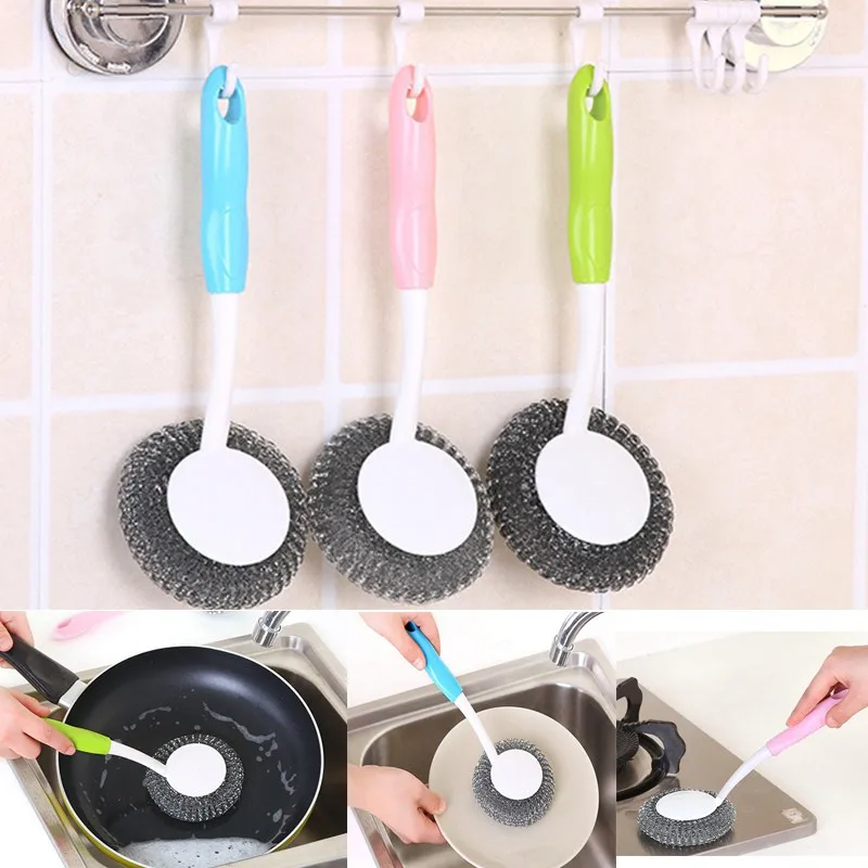 Buy Kitchen Dishes Tools Cleaning Brush Creative Long