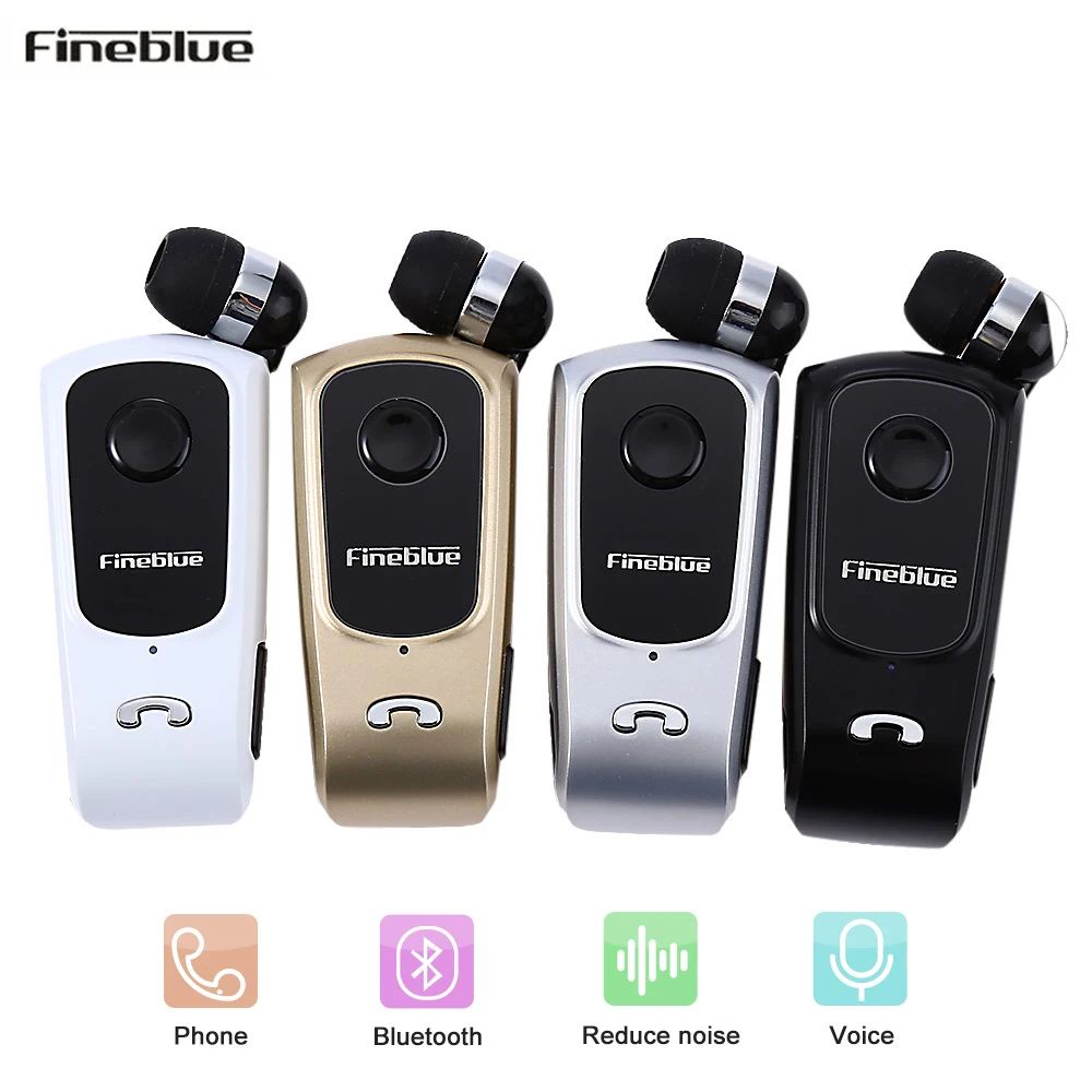

FineBlue F920 Mini Wireless Auriculares Driver Bluetooth Headset Calls Remind Vibration Wear Clip Sports Running Earphone