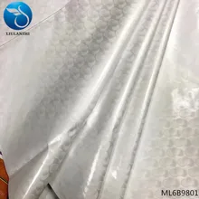 LIULANZHI вышивка Базен riche парча ткань для платья хлопок ткань Батик 5 ярдов/партия Лидер продаж ML6B98