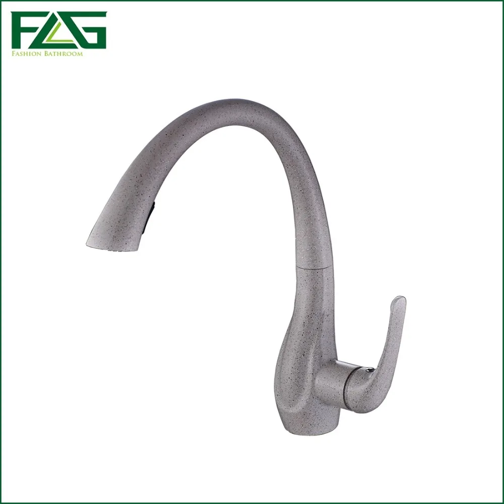 FLG Kitchen Faucet All Around Rotate Swivel 2 Function Water Outlet