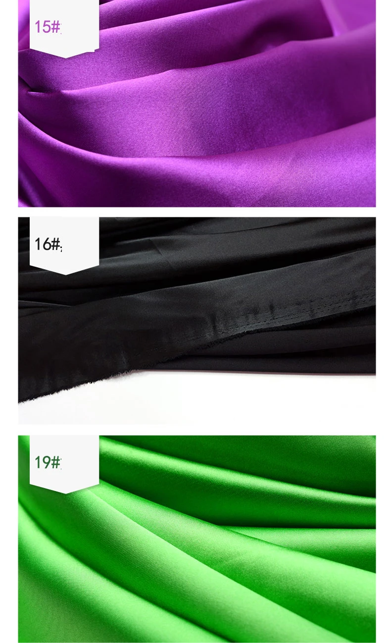 Широкий 150x1 м хорошая ткань сатин-стрейч ткань шармёз(тонкий атлас) 25 цветов ИМИТИРОВАННАЯ шелковая атласная ткань DIY cheongsam платье