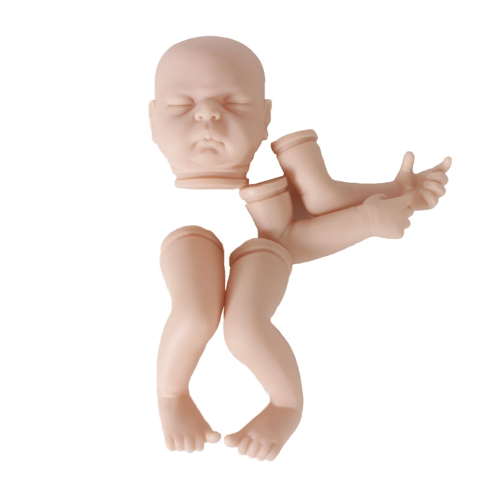 20 дюймов настоящая мягкая силиконовая кукла Reborn Baby Boy closed eyes игрушка Alive reboen набор