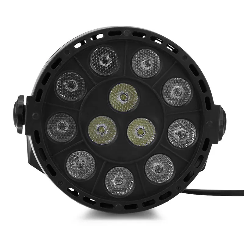 50 шт. 12 Вт 12 LED Цвета номинальной света DMX RGBW этапе лампы par огни Strobe профессиональный участник Disco КТВ свет этапа