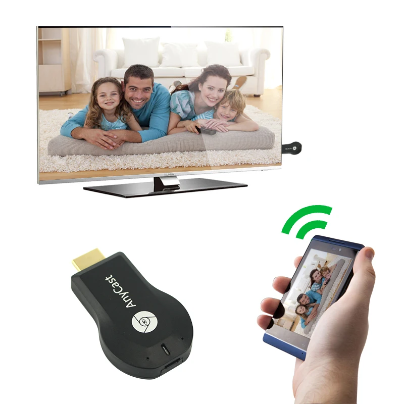 AnyCast ТВ палка Airplay 1080P беспроводной WiFi Дисплей ТВ ключ приемник HDMI M2 Plus DLNA Miracast для смартфонов планшеты ПК