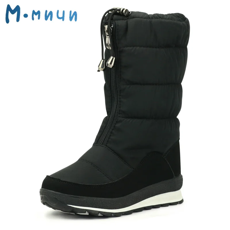 MMNUN Russian Famous Brand Children Winter Shoes Winter Boots for Girls High Quality Shoes Big Girls Kids Boots Size31-36 ML9111