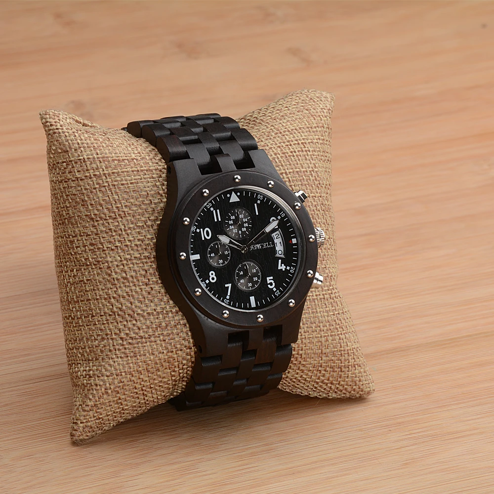 BEWELL WOODEN WATCH