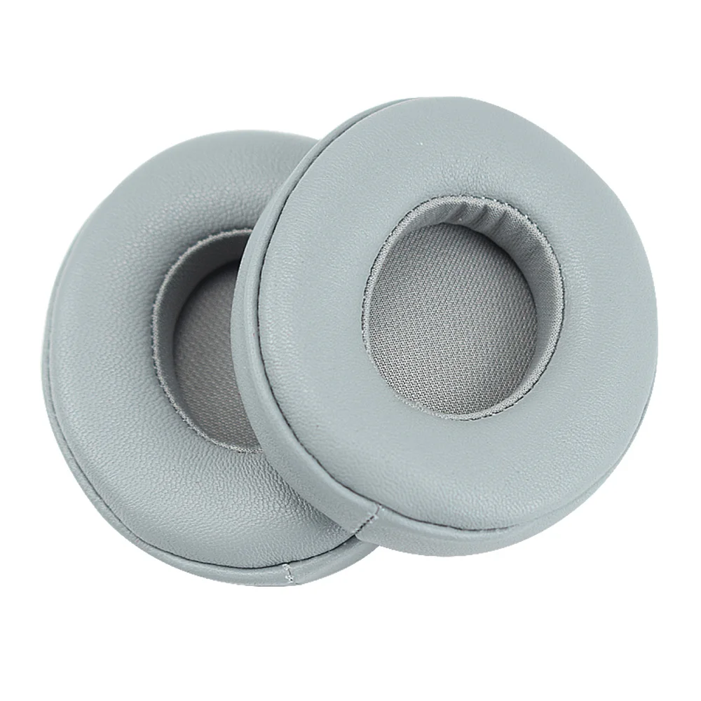 Sheepskin Leather Memory Foam Replacement Ear Pads Cups for Beats by Solo2 Solo 2 0 Wireless Bluetooth Headphones