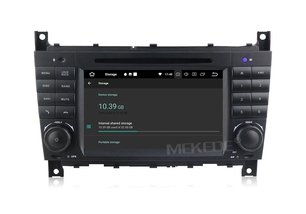 Perfect Android 8.0 4G RAM 2 DIN Car DVD GPS For Mercedes/Benz W203 W209 W219 A-Class A160 C-Class C180 C200 CLK200 radio stereo 6