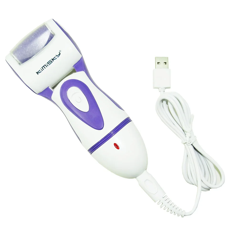 Cuidados com os Pés à Prova Removedor de Pele Kimisky Roxo Ferramenta Água Recarregável Elétrica Pedicure pé Arquivo Callus Remover Pés Morta d' 11 Cheap Instrumento cuidados c pés