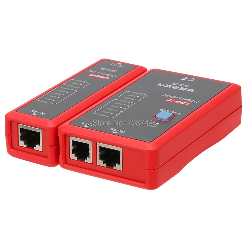 UNI-T UT681L портативный кабельный тестер линия детектор тесты Ethernet кабели и телефонные линии с RJ45 и RJ11 интерфейс
